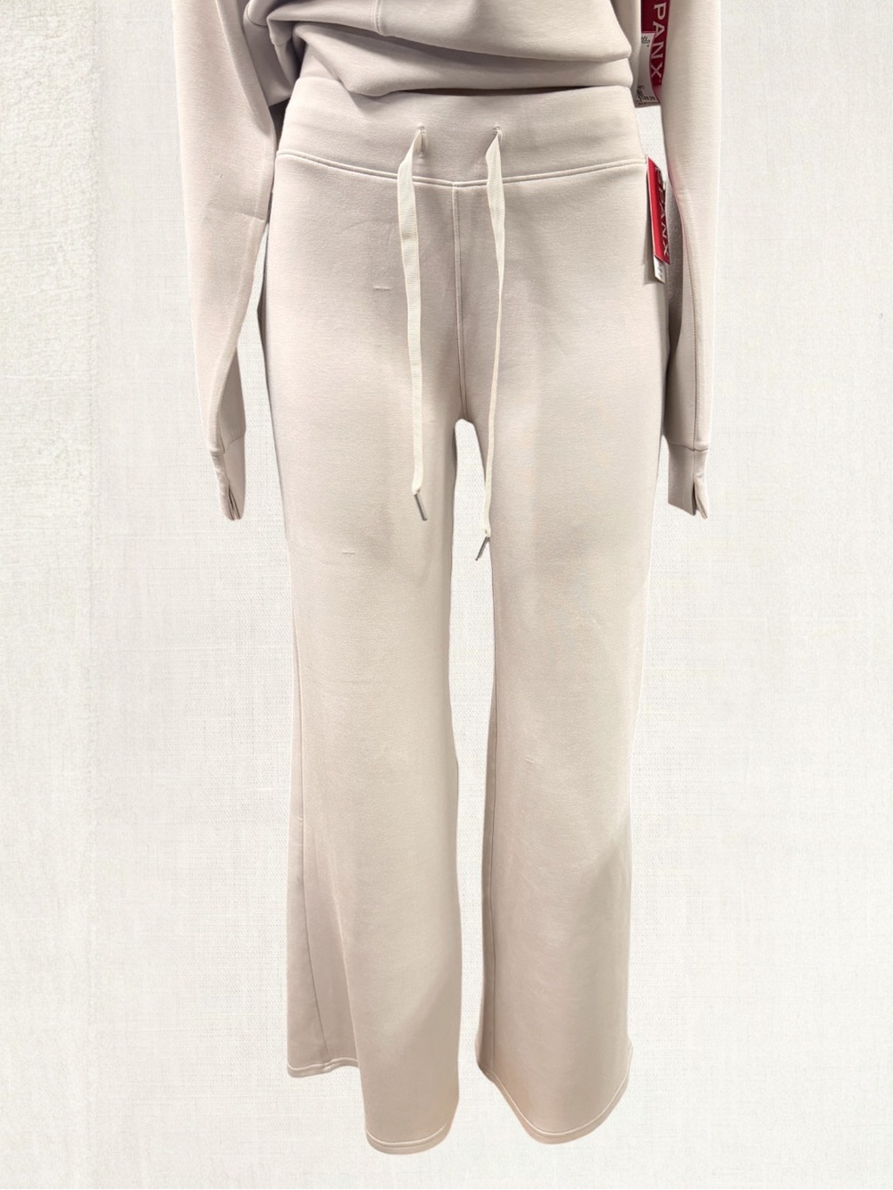 SPANX Womens Beige Drawstring Lounge Pants & Top Set - Picture 3 of 6